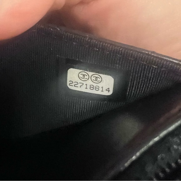 CHANEL Black Classic Wallet On Chain WOC Shoulder Bag Lambskin - Picture 12 of 12